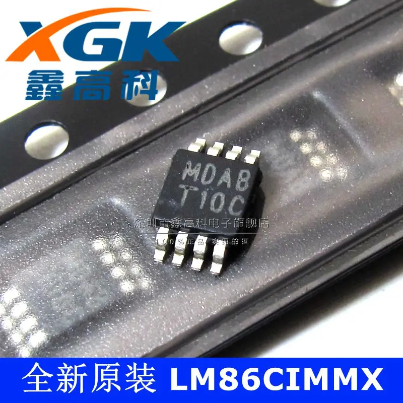 Free shipping   LM86CIMMX MDAB T10C  MSOP8     10PCS