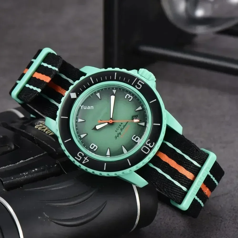 2025 Luxury Minimalistic Men Sports Wristwatch Fashion Men's Watch Nylon Strap Retro Analog Quartz Watches Date Reloj Hombre A+