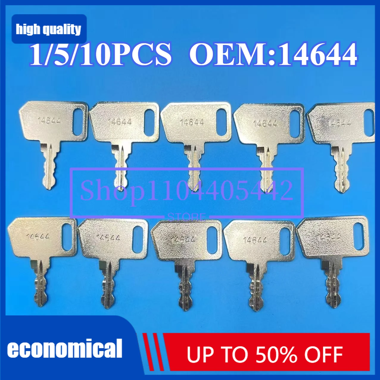 

1/5/10PCS 14644 Keys For Terex Bosch Benford Roller Bomag Neiman Merit Hatz Yanmar 14644