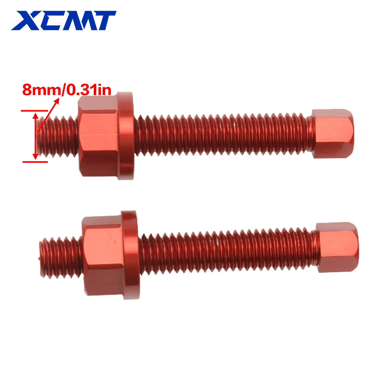 Motorcycles M8 Rear Axle Blocks Chain Adjuster Bolt For HONDA  KAWASAKI SUZUKI YAMAHA Universal Accesorios
