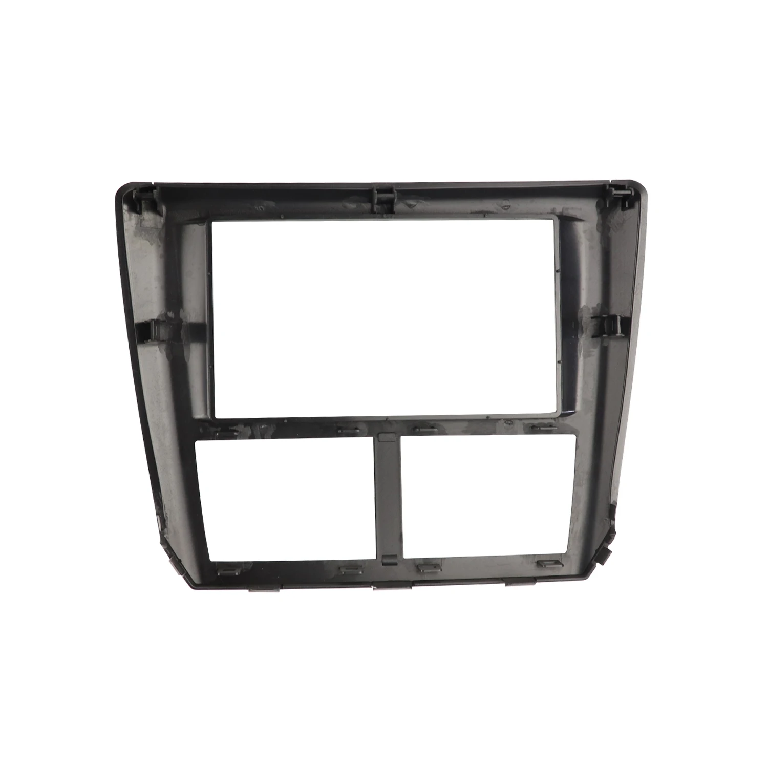 Double Din Car Radio Fascia for Subaru Forester 2008-2012 Impreza 2007-2012 Radio Stereo Dash Installation Trim Kit Frame Bezel view 4