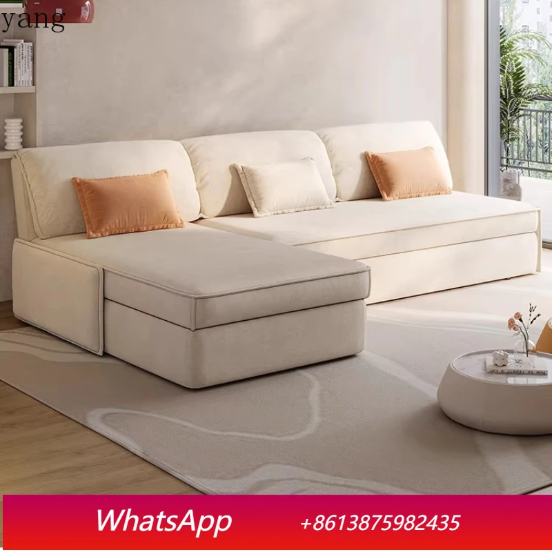 

LTT multi-functional sofa bed small apartment living room without armrests dual-purpose foldable princess storage bed