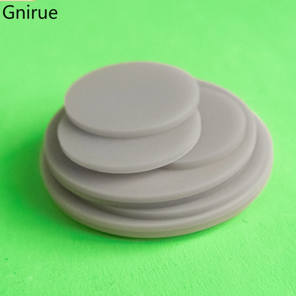 10pcs ALN Aluminum Nitride Ceramic Disc 6/10-100mm High-temperature Resistant Insulation Substrate Gasket