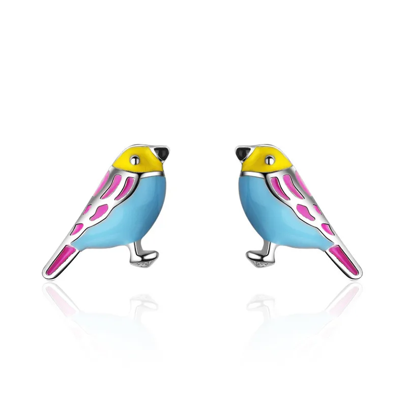 

Buyee 925 Sterling Silver Female Stud Earring Beautiful Bird Animal Earring for Women Fashion Small Fine Jewelry Earring Gift