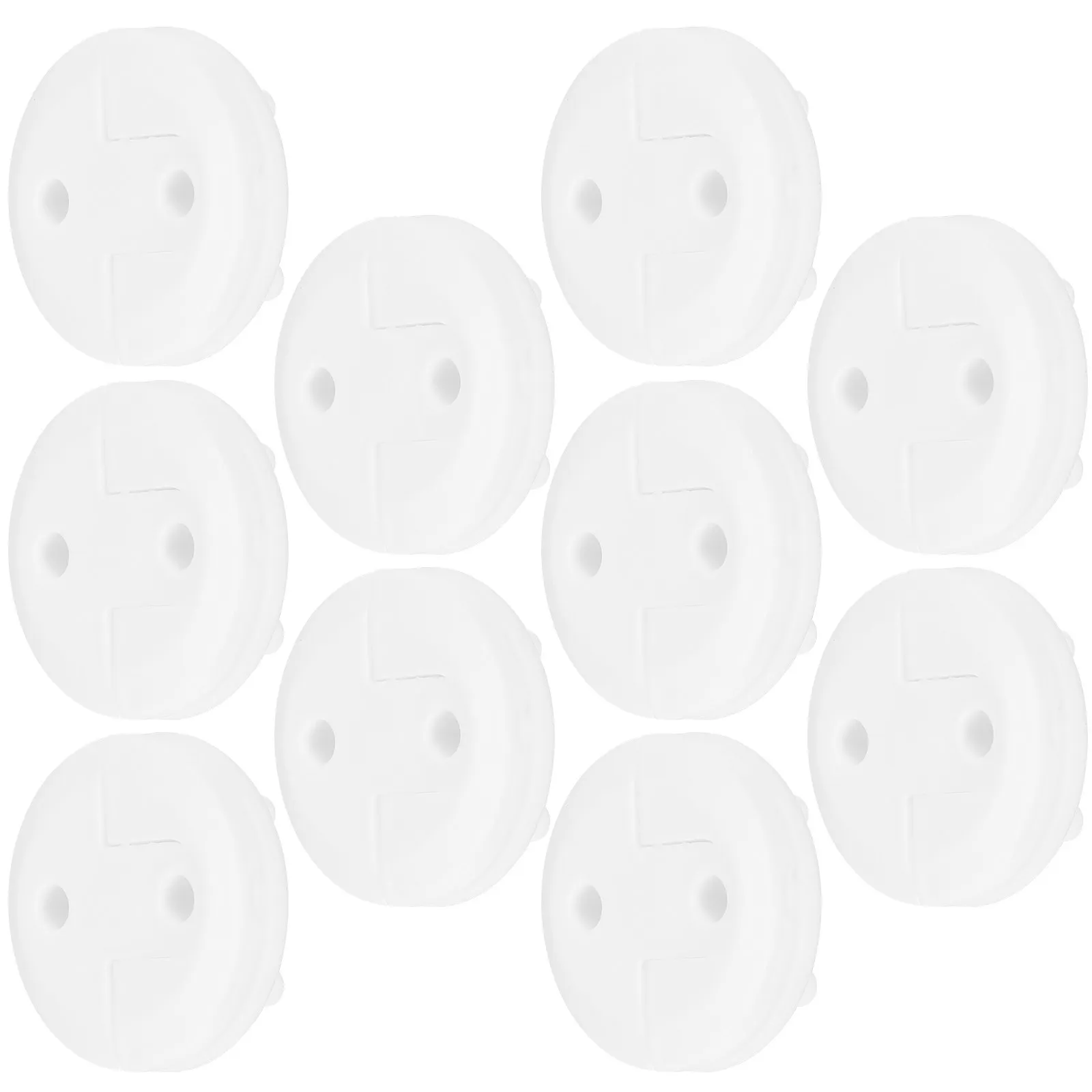 10Pcs Baby Proofing Electrical Outlet Covers Plastic Socket Plug Covers Child Proof Safety Protector for Household Kids School