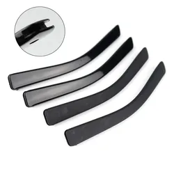 1pair Plastic Glasses Temple Tip Eyeglasses Leg Eyeware Accessoreis Rectangle Hole Matt Shiny Black 3022