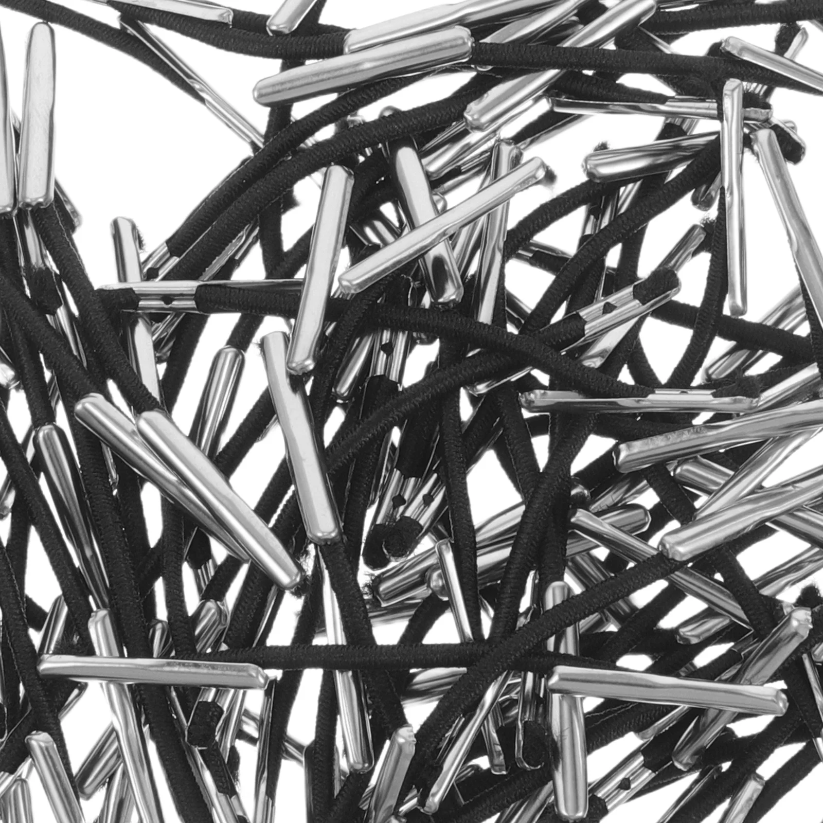 100 قطعة مشبك حديد حبل مرن قابل للتعديل تمتد حبل لقبعة تحديد كتاب ملزمة الحرفية الخياطة ملحق الحبل