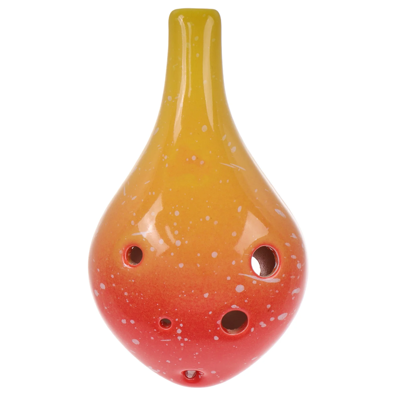 

6-Holes Ceramic Ocarina Small Alto Instrument for Beginner Learning Practice Music Performance Portable