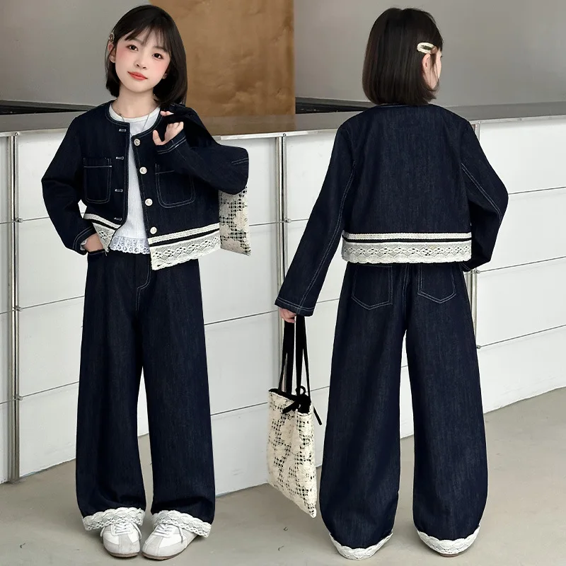 conjuntos-para-ninos-trajes-de-moda-para-adolescentes-ropa-para-ninas-conjunto-de-mezclilla-abrigo-con-adornos-de-encaje-y-pantalones-de-pierna-ancha-2-uds