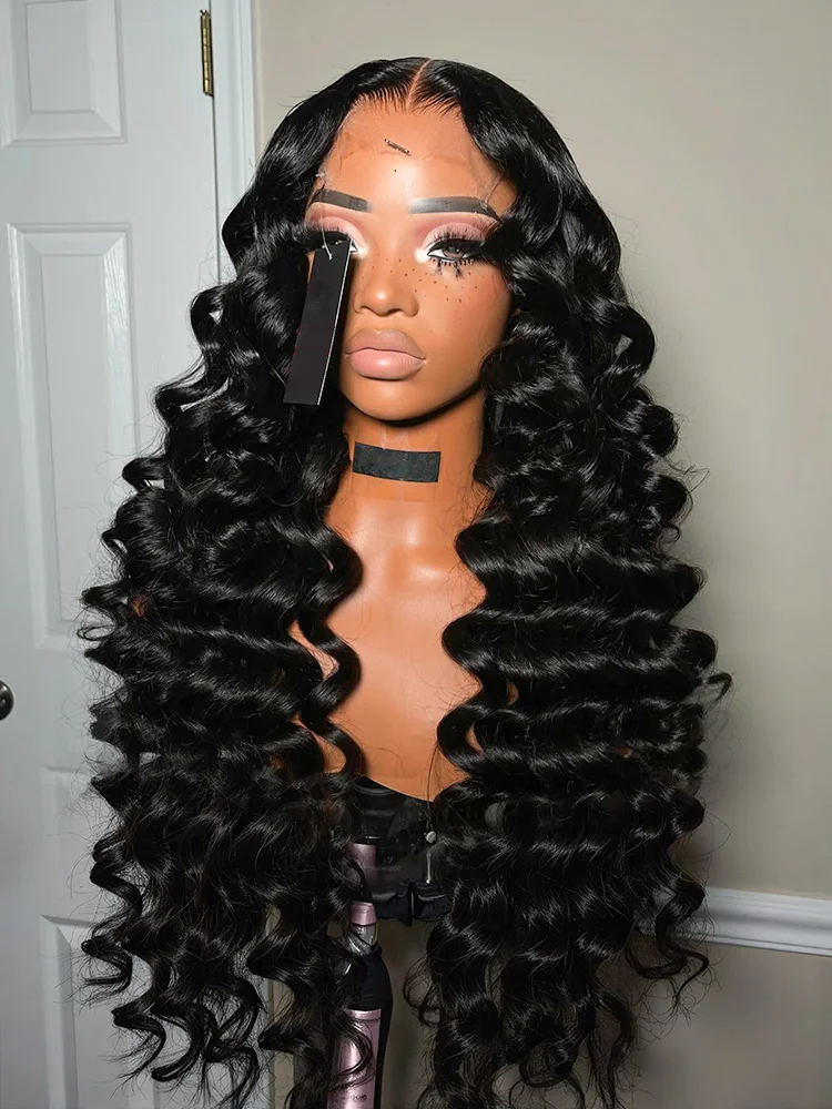 

Transparent HD 200 Density Human Hair Wig 30 40 Inch Loose Deep Wave 13x4 Curly Lace Front 13x6 Water Wave Lace Frontal Wigs