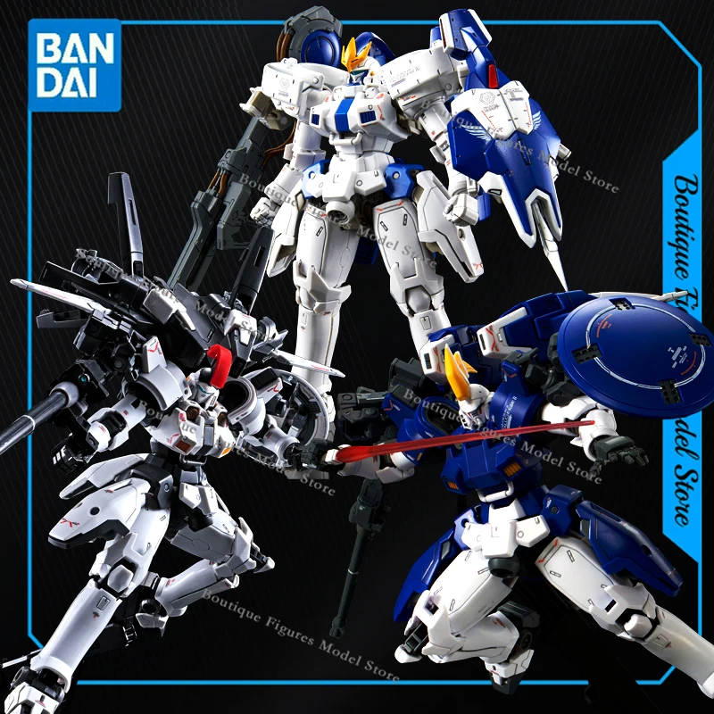 Bandai Original Gundam RG OZ-00MS TALLGEESE 2 3 TV ANIMACIÓN COLOR acción Anime figuras montaje modelo colección regalo niños Juguetes