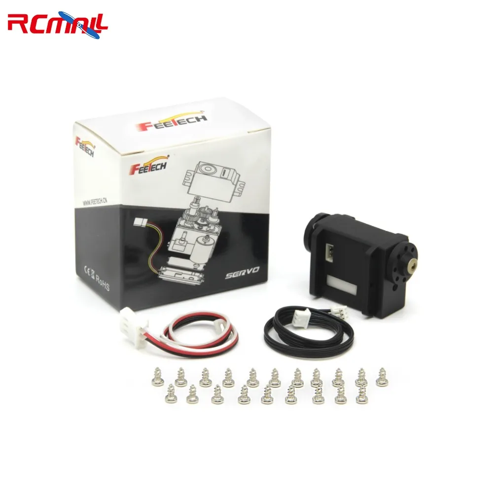 Feetech ST-3036-C002 6V 4.5kg Double Shaft Serial Bus Smart Servo 360 Degree Metal Gear Coreless Motor TTL Servo for Robot