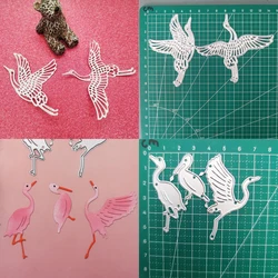 Crane Bird Animal Scrapbooking Die Cuts Greeting Card Making Carbon Steel Mold Stamp Crafts Cutting Dies 2024 New Arrival