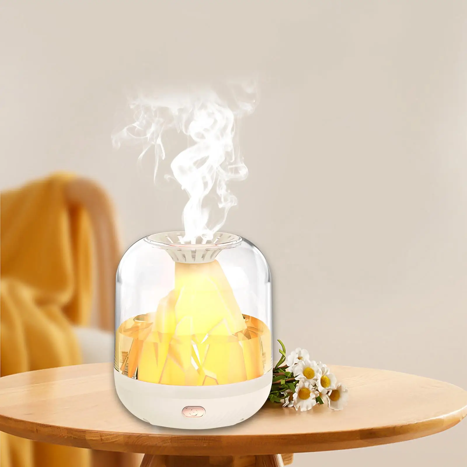 Humidificador de aire de apagado automático con luz nocturna para oficina, Yoga y sala de estar