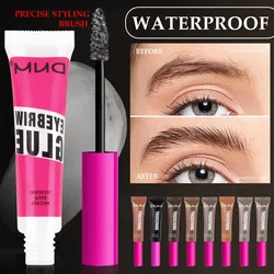 Fiber Brow Mascara Lasting Natural Eyebrow Dyeing Cream Vegan Formula Growth Thickening Eye Brow Styling Cream Eyebrow Enhancers