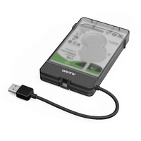 Maiwo K104 USB 3.0 To SATA 3.0 HDD Hard Drive Enclosure SSD Tool Enclosure Support 2.5 Inch (Black)