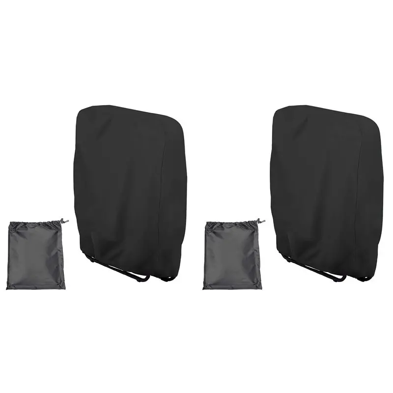 

【ELECTRONIC-ACCESSORIES】2X Outdoor Folding Gravity Chair Cover Waterproof Dustproof Lawn Patio Furniture Covers 32.3 X 36.6Inch