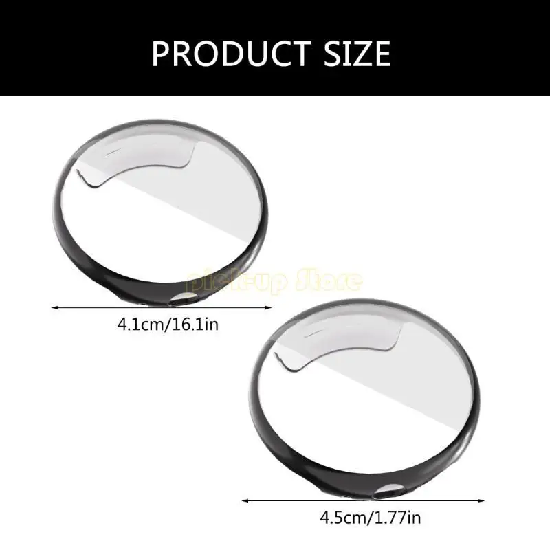 Q5WA Комплексная защитная кожа для просмотра 3 41 мм/45 мм, TPU Полное покрытие оболочка с царапинами, повышающая долговечность