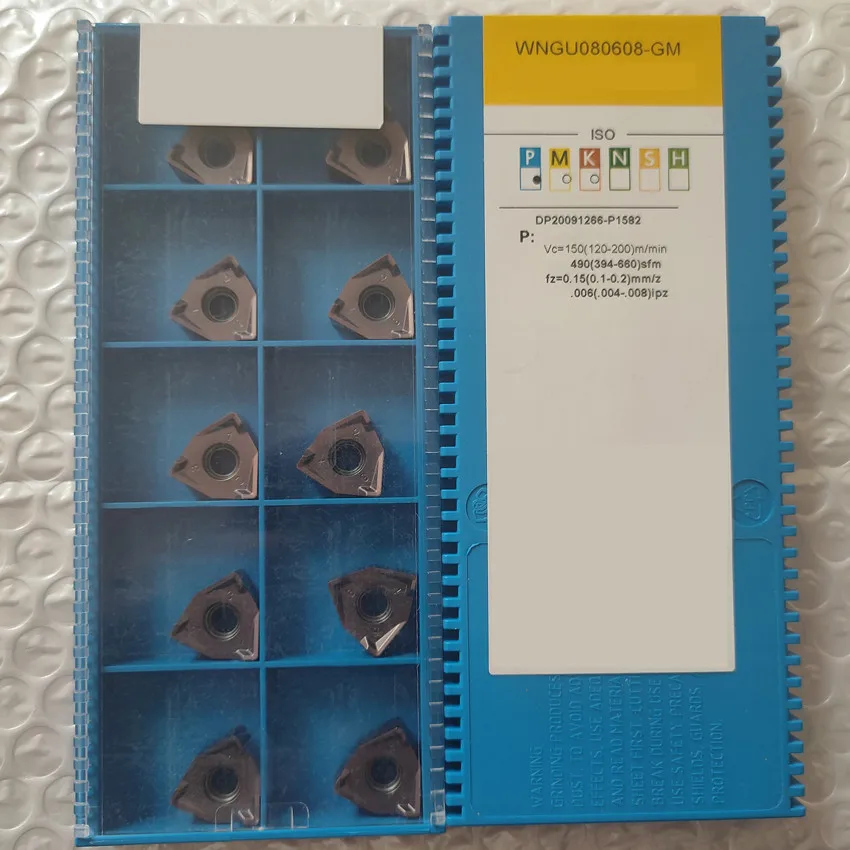 WNGU080608-GM GA4230 GP4225 GK4125 GK2115/WNGU080608-GH GA4230 GP4225 GK4125 GK2115 WNGU080608 CNC carbide inserts 10pcs/box