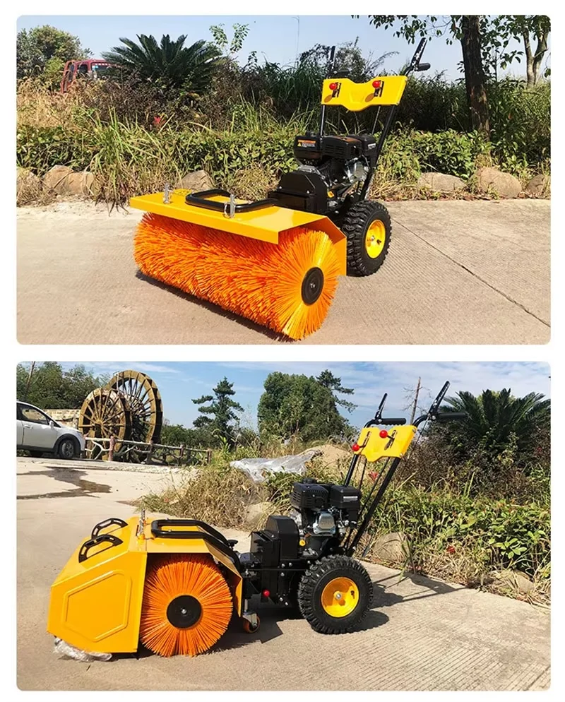 مزرعة حديقة جزازة العشب قاطع العشب المنجل جزازة 7 في 1 وظيفة المشي خلف عجلتين جرار زراعة/منفاخ الثلج/المنفخ #4
