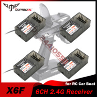 DUMBORC 1/2/4PCS X6F 6CH 2.4G Receiver for X6 X4 X5 Transmitter Remote Controller MN-90 MN99s RC Car Boat Tank Vehicle Toy Parts