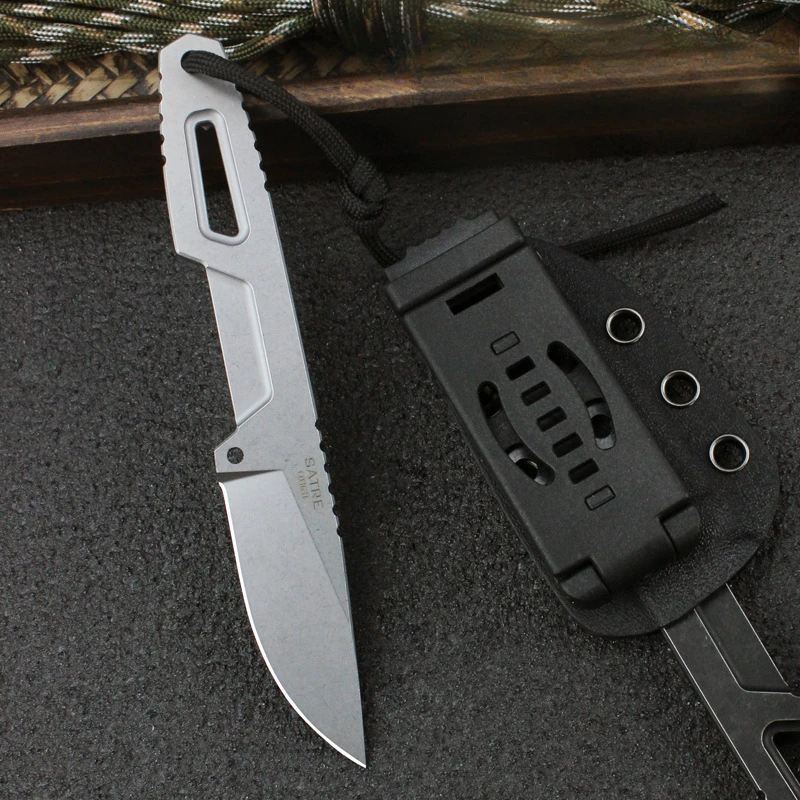 New Military Outdoor Camping Fixed Blade Knife 8cr13 Blade 440C Handle Hunting Survival Utility Knives Tactical Combat EDC Tools