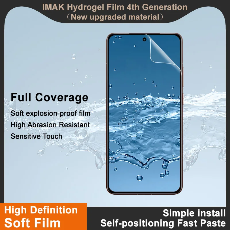 For Realme GT7 Pro Hydrogel Film IMAK 4th Full Coverage Screen Protector for Realme GT 7 Pro 5G