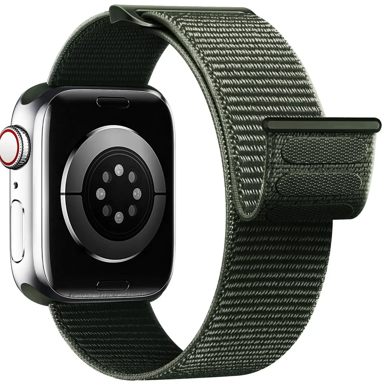 Nylon-Schlaufenarmband für Apple Watch Band 40 mm 44 mm 45 mm 42 mm 41 mm 38 mm Smart-Gürtelarmband für IWatch Ultra 49 mm 8/7/6/SE/5/4/3 – Detail 8