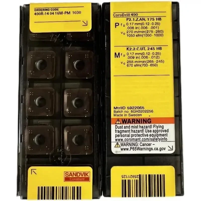 

SANDVIK-Coromant / 490R-140416M-PM 1030 / 10 Pcs