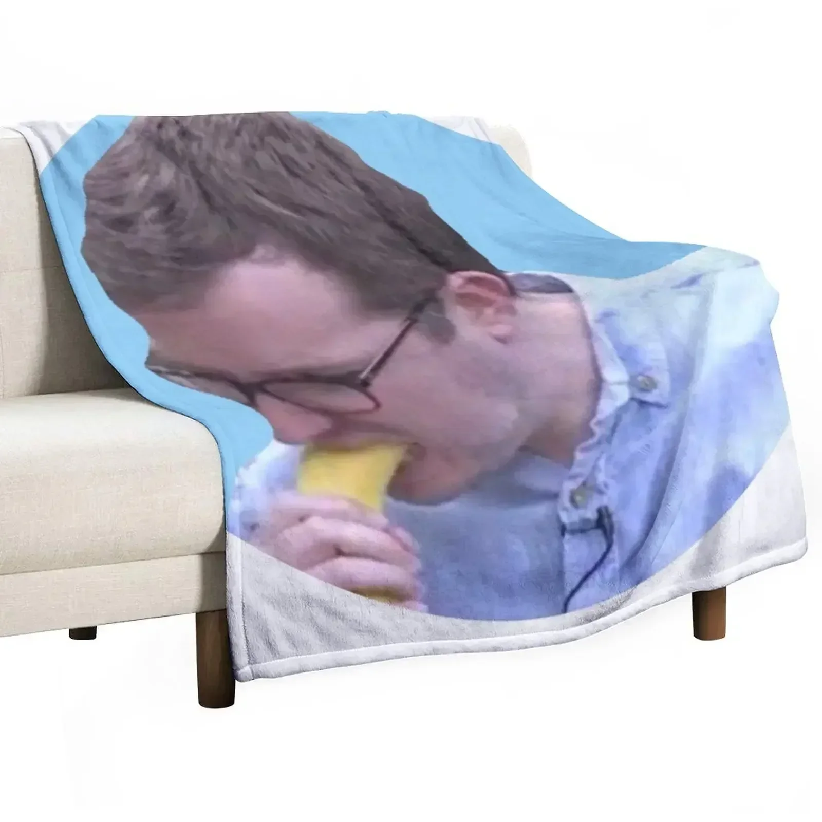 Плед Griffin Mcelroy Vores a Banana, многофункциональное теплое одеяло для гостиной и спальни