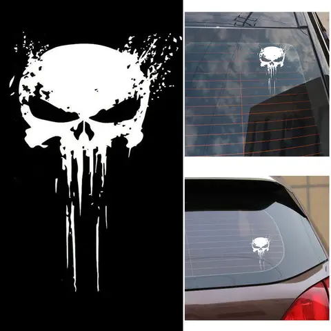 10 best sales punisher decal - №2