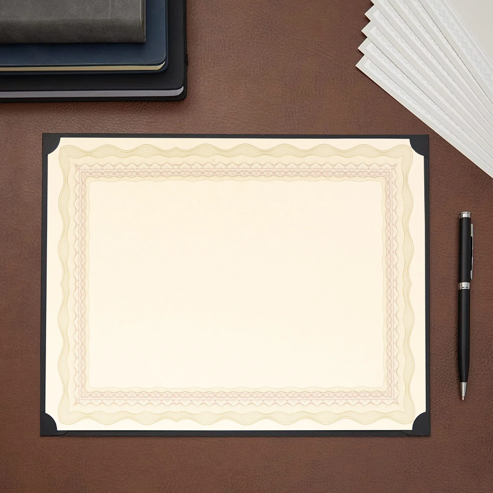 

10pcs A4 Honor Certificate Paper Printable Writable Diploma Inner Graduation School Blank Long Lasting Certificate