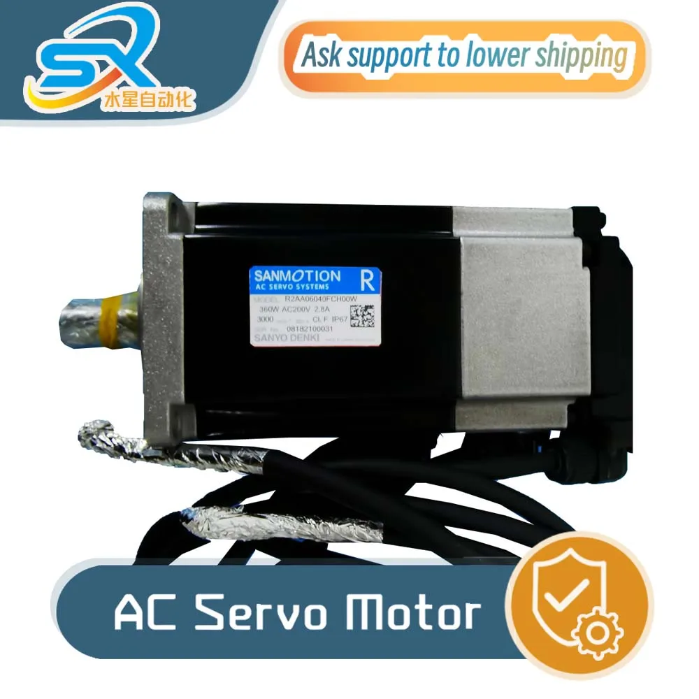 

SANYO DENKI R2AA06040FCH00W Servo Motor 360W Good Condition Tested Working Well 100% Quality Assurance