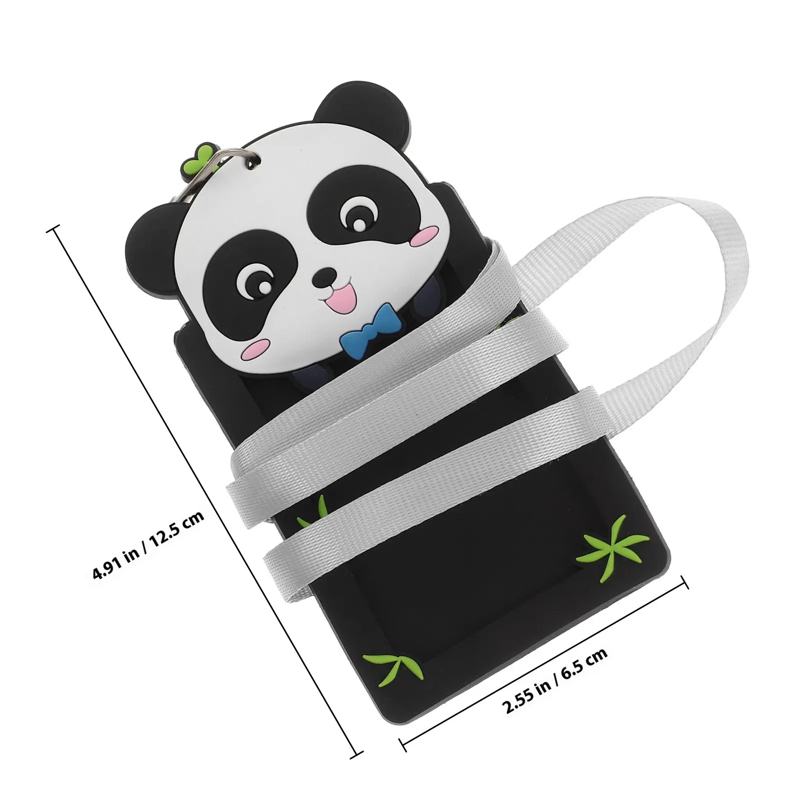 Student Neck Card Holder Soft PVC Cute Cartoon Design Id Badge Lanyard for School Office Bus Card Teacher Work Name