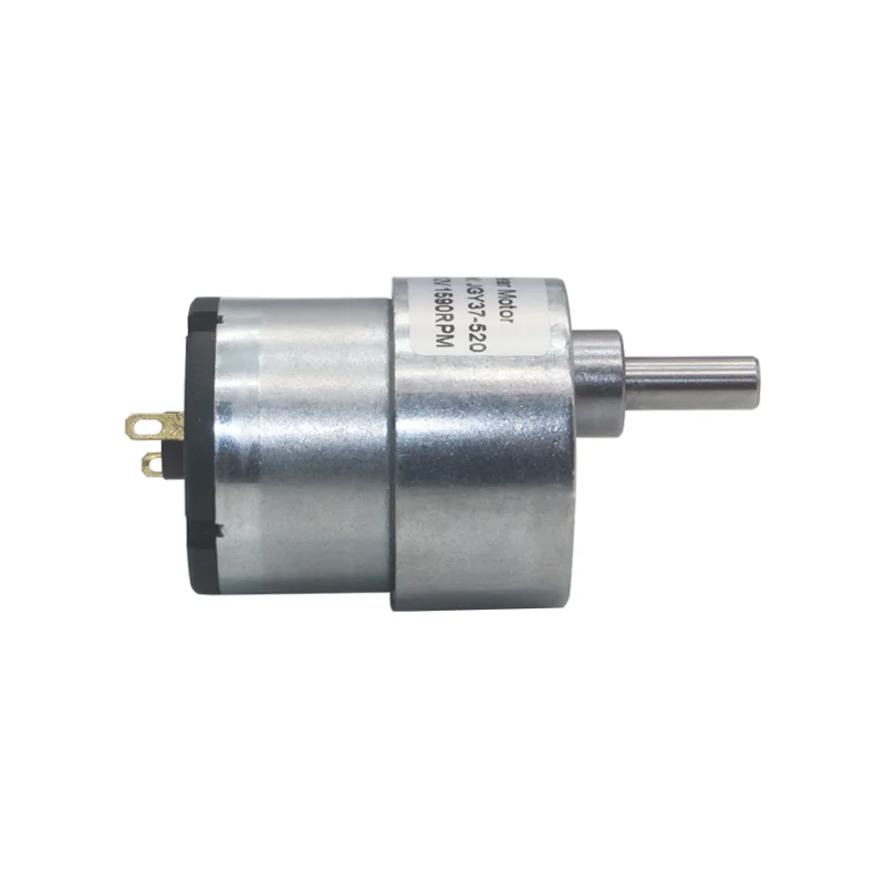 JGB37-520 Gear Motor 37mm 12V DC 7RPM To 960RPM High Torque Gear Box 24V Electric Motor New Gearmotor for Smart Toilets Hoods