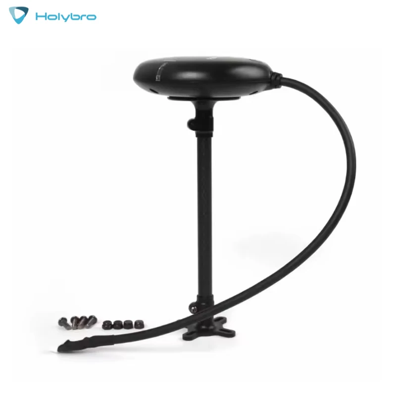 ขายึด GPS แบบคาร์บอนไฟเบอร์ Holybro สำหรับ H-RTK F9P RoverLite/ H-RTK M8P Helical/DroneCAN H-RTK F9P Rover/M8N M9N M10 โมดูล GPS