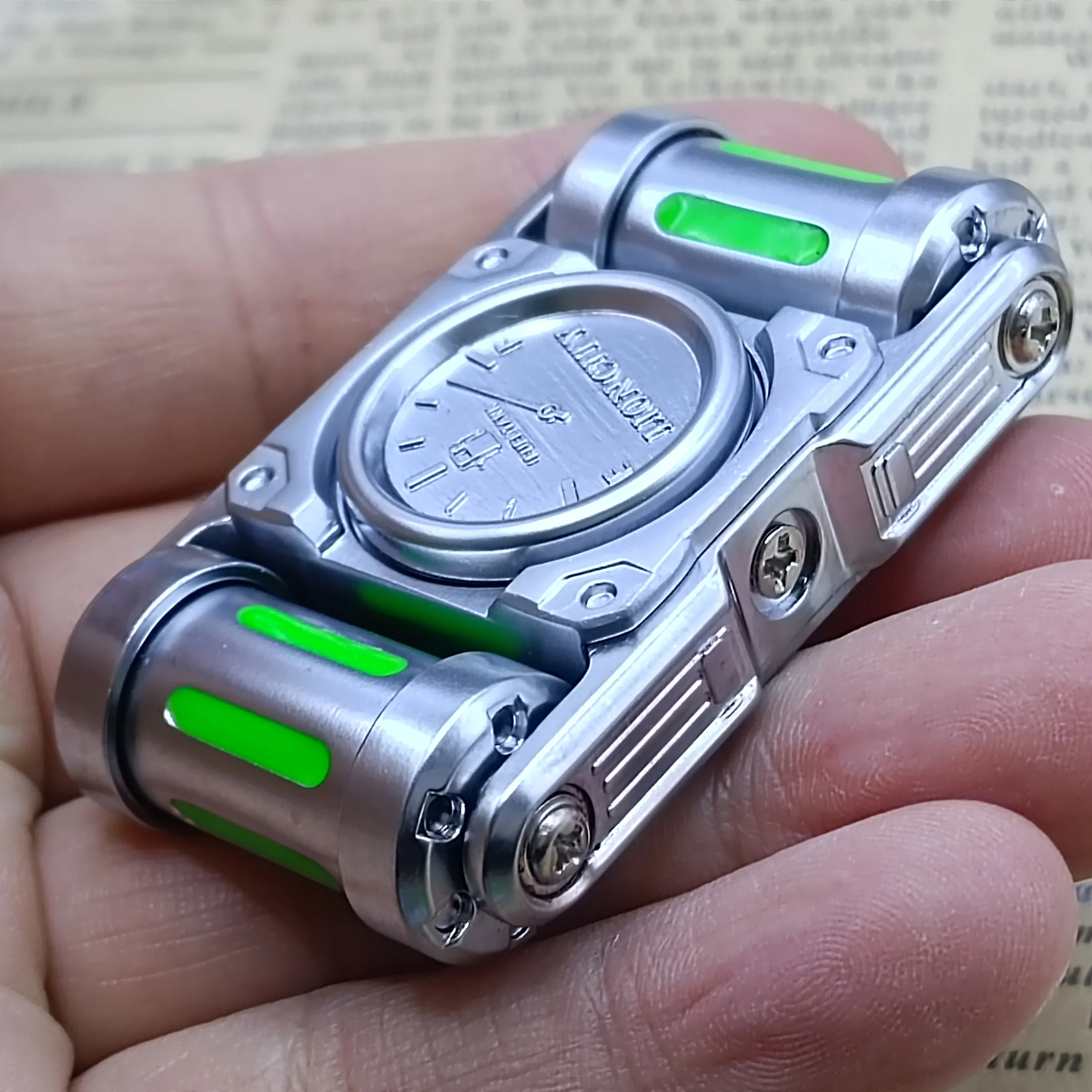 Edc fidget giroscópio rolo brinquedo alívio do estresse brinquedo anti-stress descompressão mão rolo de liga de metal crianças adulto