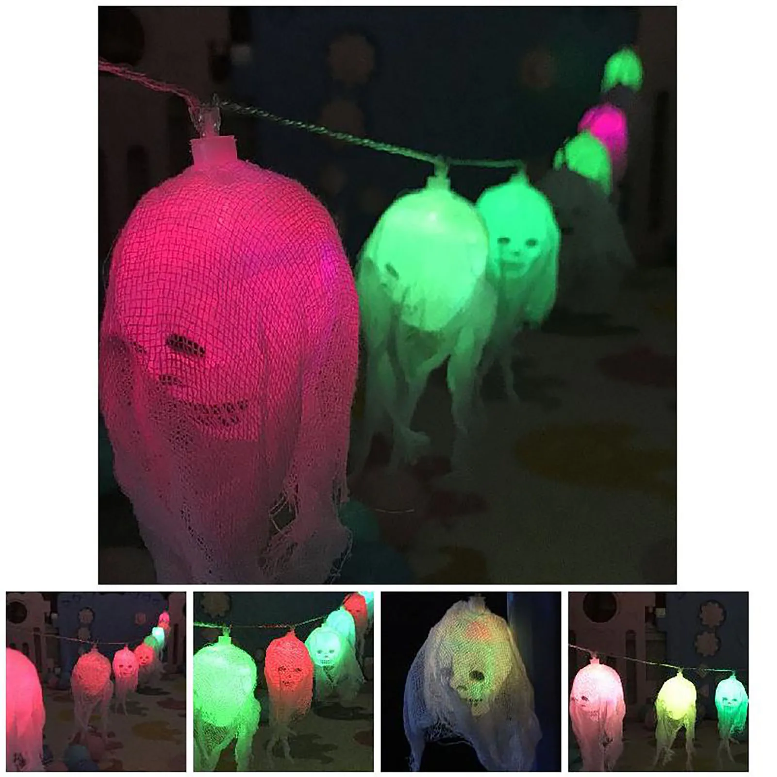 Artificial LED Hanging String Lights Energy-Efficient LED Light Set for Flat Dormitory Decoration IMNT
