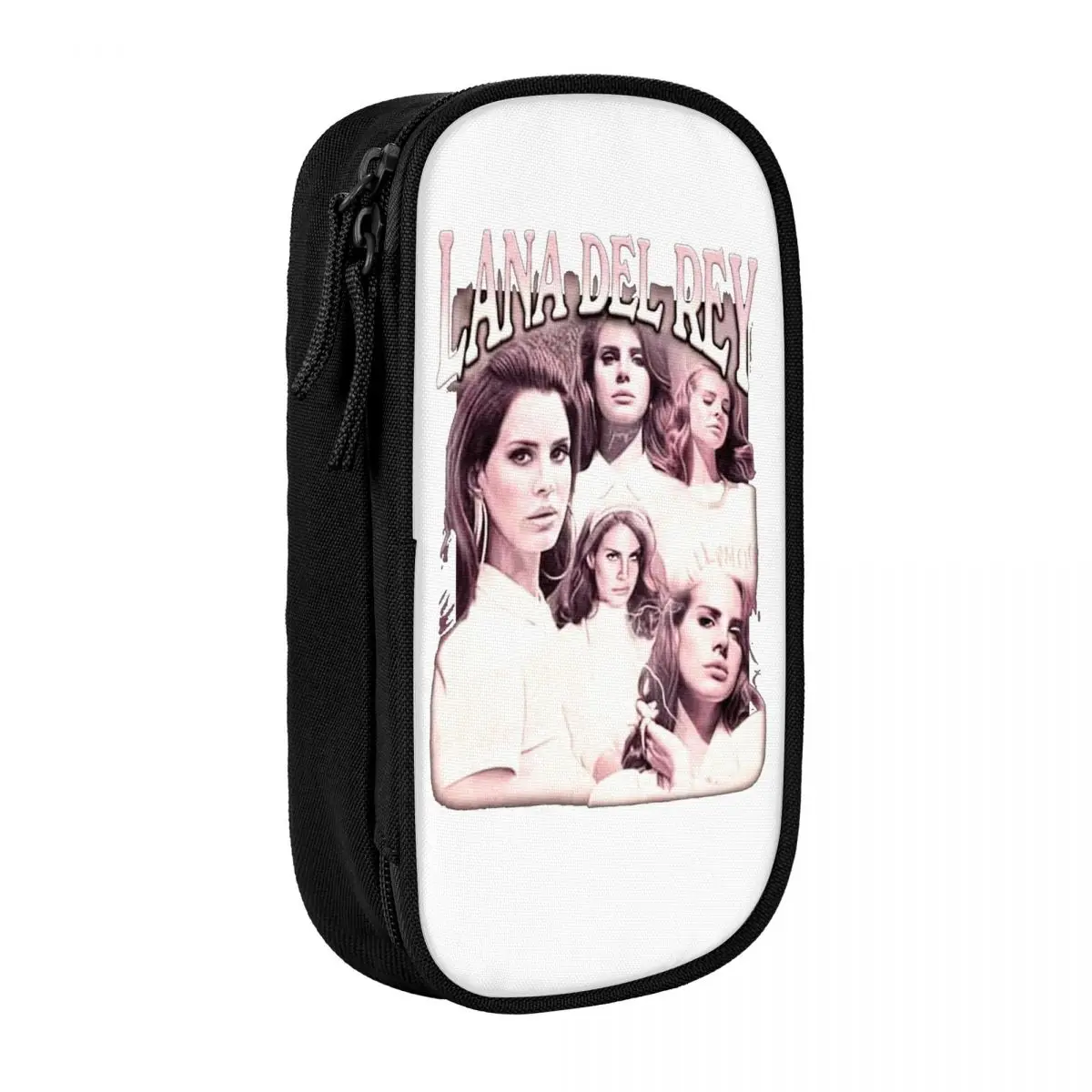 Lana Del Rey Singer Pencil Case Cool Funnuy Boy Girl Fashion Pencil Pouch Graphic School Pencil Cases Supplies Birthday Gift