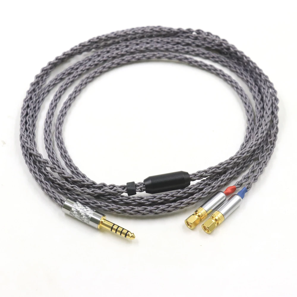 

Balanced 2.5mm 4.4 6.5 XLR stereo 8 Core Earphone Cable For (Screw) Hifiman HE6 HE5 HE400 HE500 HE600 HE300 Headphone Upgrade