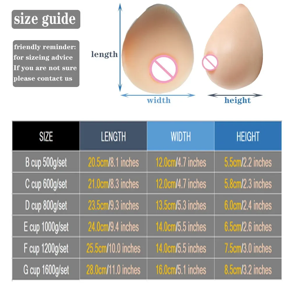 New Realistic Silicone Breast Forms Strap Artificial Huge Fake Boob Tits For Crossdresser Transgender Cosplay Drag Queen