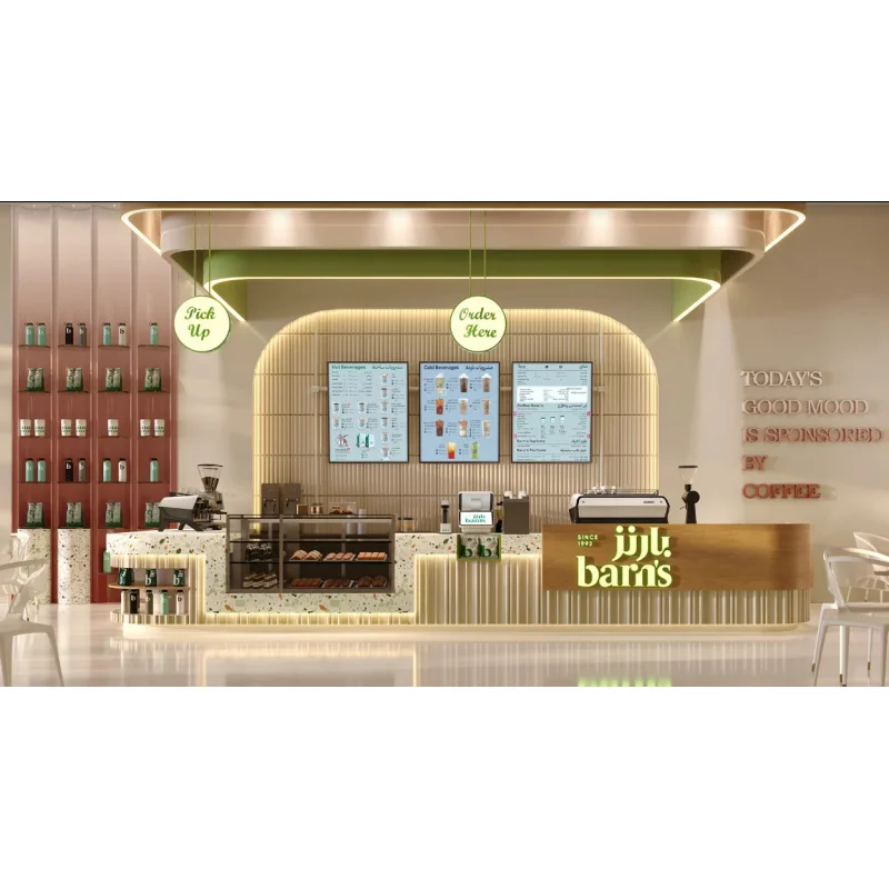 custom.Customized Coffee Display Cabinet Office Art & Community Coffee Shops