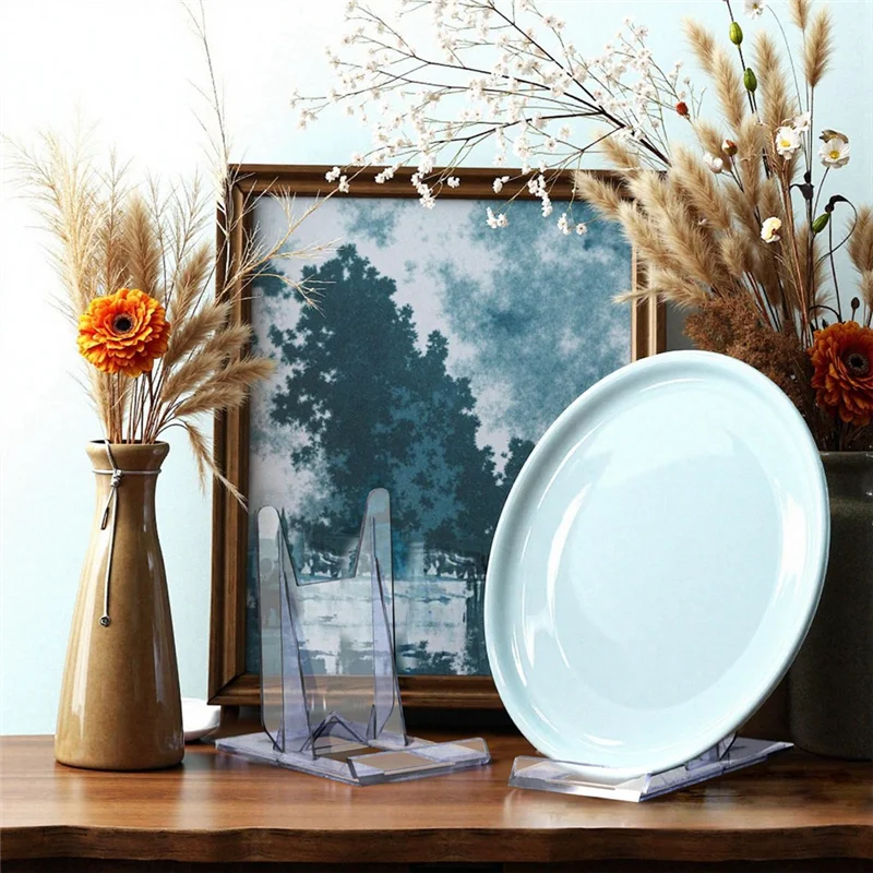 M12K-حامل عرض لوحة حامل شفاف قابل للتعديل 12 حامل صور، حامل كتب لعرض حامل إطار صور الأعمال الفنية