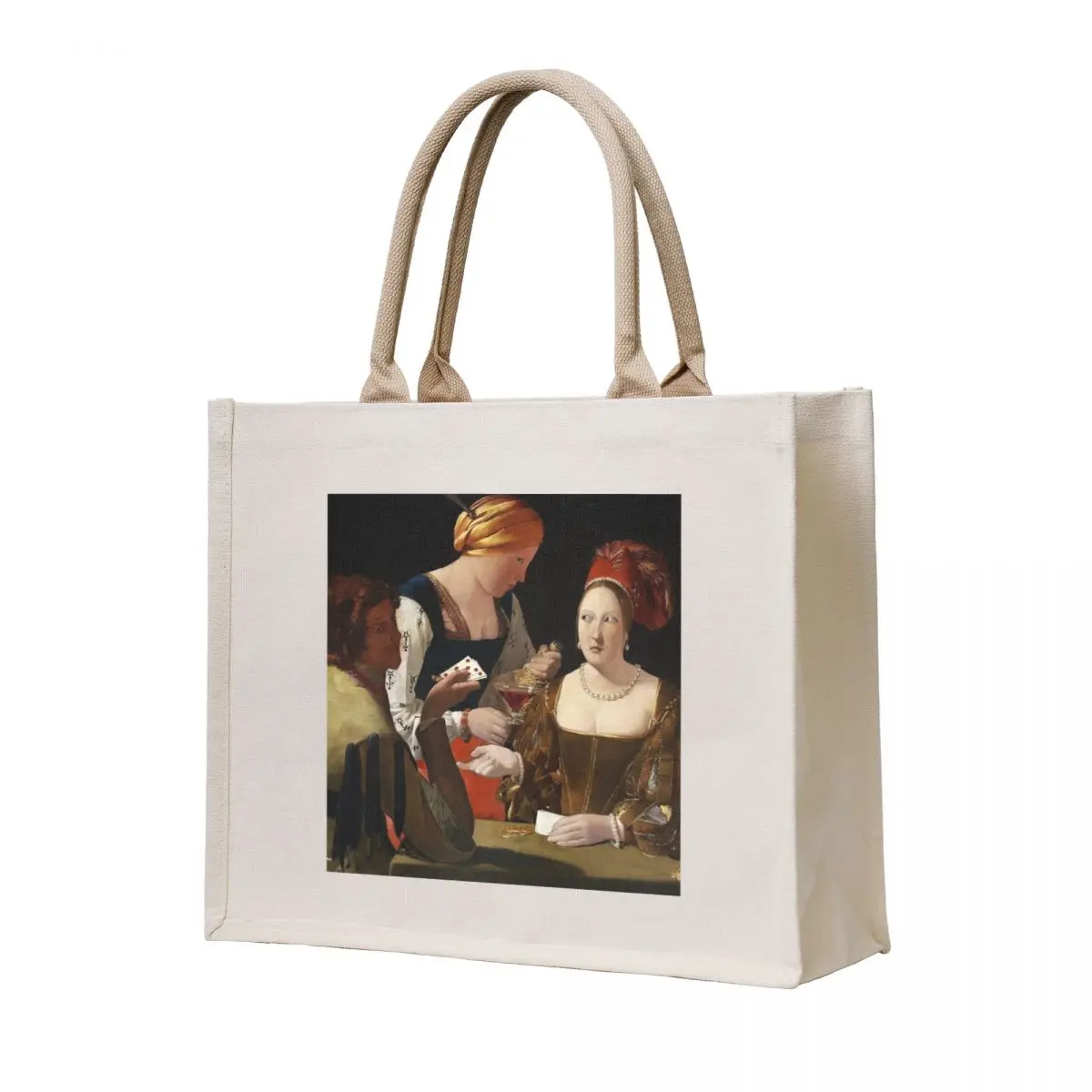 

Georges de La Tour - The Card Sharp with the Ace of Diamonds (Le Tricheur à l'as de carreau) (1638) Tote Bag