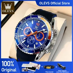 OLEVS Sport Men's Watch Big Dial Quartz Watch 30M Waterproof Swim Noctilucent Fashion Watches For Men Clock Relogio Masculino