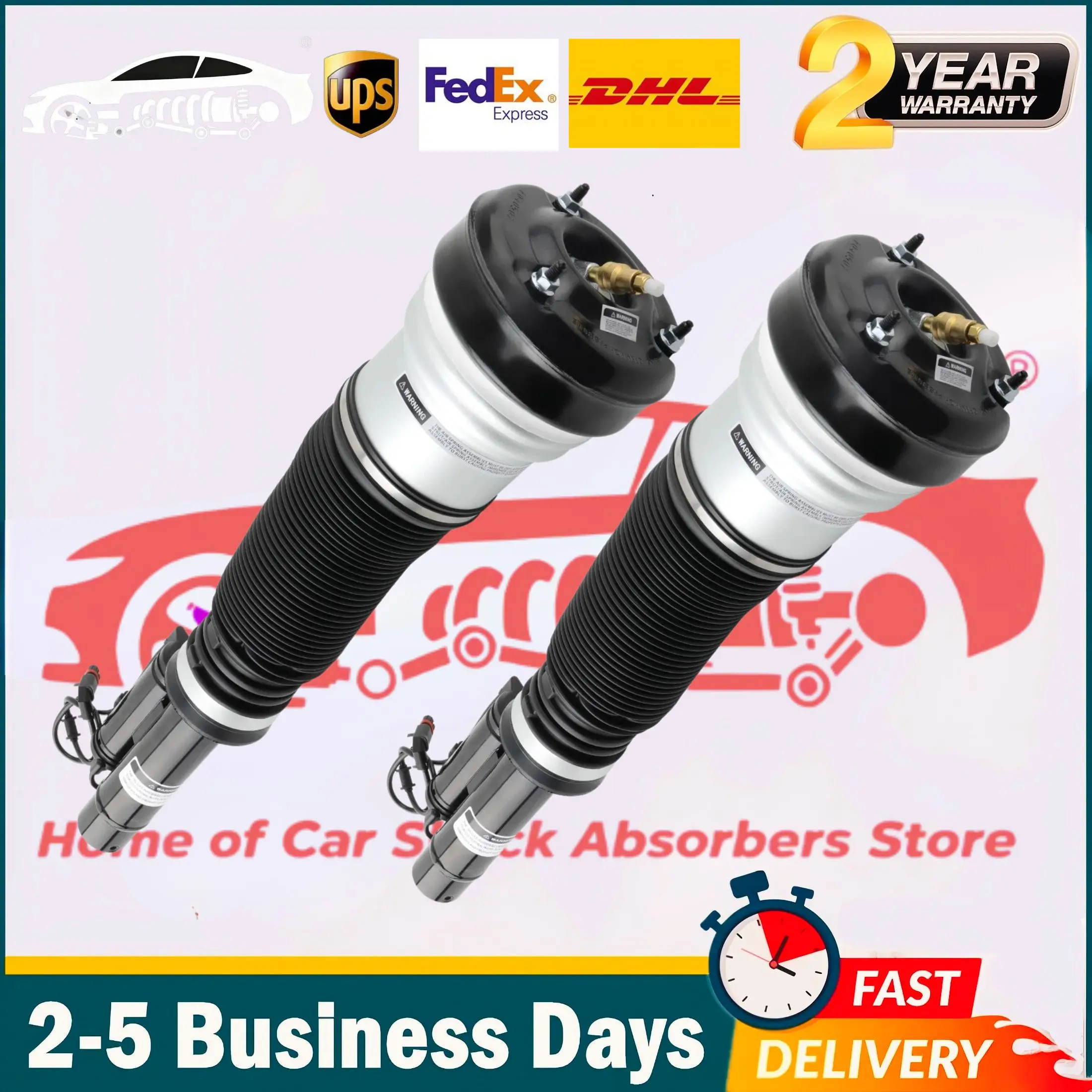 

Pair Front Air Suspension Shock Struts Fit Mercedes Benz W220 S350 S400 S430 S500 S600 S55 63 AMG S280 S320 RWD/2WD 1998-2006
