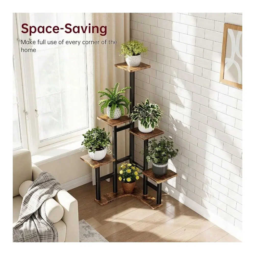 6-Tier Corner Indoor Plant Stand 5