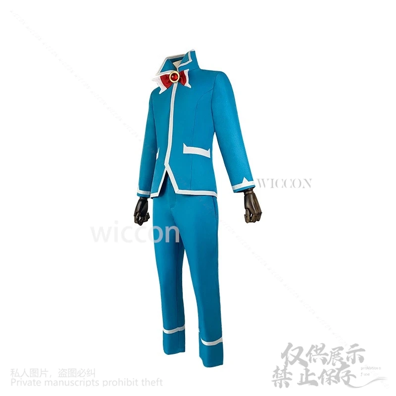 Добро пожаловать в школу демона Irumakun Cos Suzuki Iruma аниме костюм японский Jirai Kei синий DK униформа пальто брюки парик индивидуальный новый