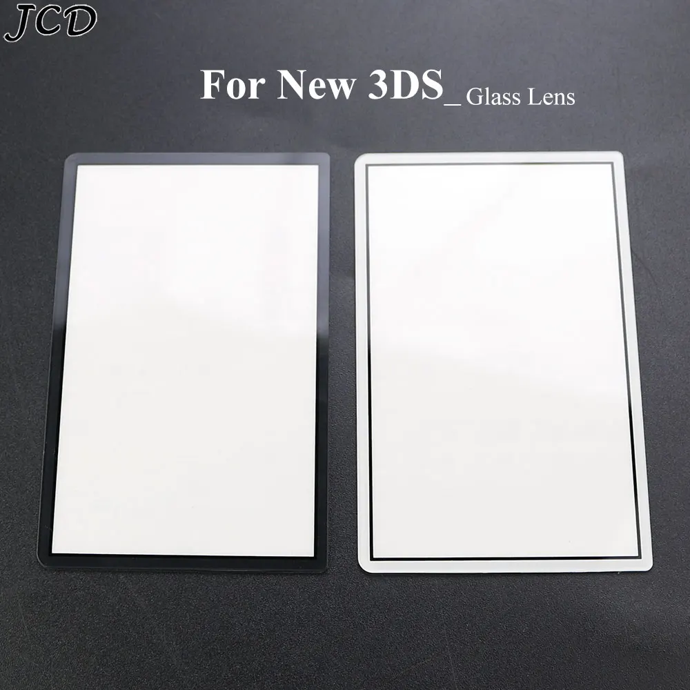 

Сменная Верхняя Рамка JCD для экрана, Защитная панель для Nintendo New 3DS, верхнее стекло, объектив ЖК-экрана с клейкой основой