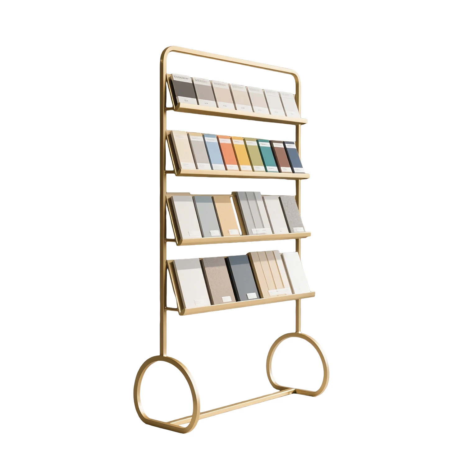 Tile display stand Creative gold display stand Stone color board stand Door panel color card Integrated ceiling Wood floor